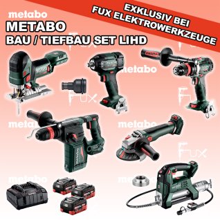 Metabo  Bau / Tiefbau Set 2