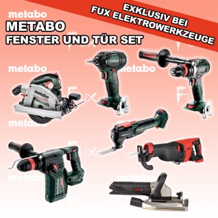 Metabo Fenster und Tür Montage Set 7 SOLO
