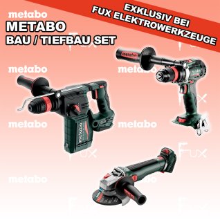 Metabo Bau / Tiefbau Set  5 SOLO
